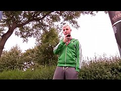  - Skinny twink bitch Adam Watson has anal threesome in the car