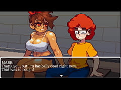  - Gym Buddies [ HENTAI Game ] msucular girl love to suck my cock after training !