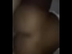  - Cute ebony chick with  phat ass rides long dick hard