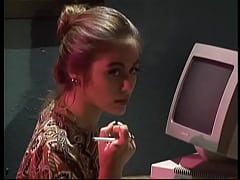  - Prosperous stockjobber looked from a different perspective  on his charming bringing good fortune young assistant Krysti Lynn, he was able to see beautiful woman with tight body, fair hair and perky tits