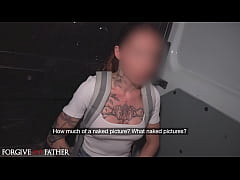  - DEVIANTE - Tattoo Brunette with Small Tits Roughly Fucked Doggystyle