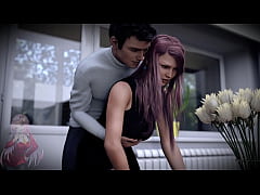  - Erotic yoga. Porno game The DeLuca Family