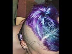  - Deepthroating a hard cock at Home