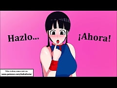  - JOI hentai con Chichi (Milk). Ella quiere mucho semen (2 veces).