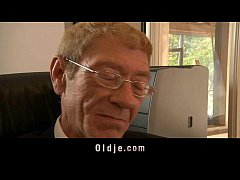  - Old boss fucking his young secretary