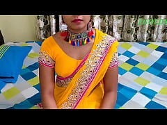  - येलो कलर साड़ी में क्या दिखती हो मेरी जान आप