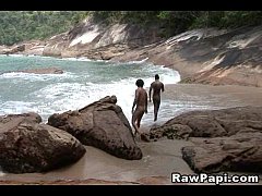  - Latino Bareback Sex On The Beach