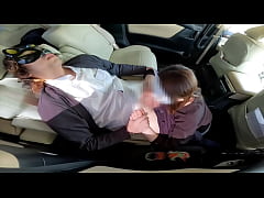  - 旦那と買い物中に不倫男とカーセックス