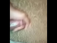  - Part 3, watch me massage my cock in the whole of my pants