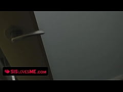  - Horny Chloe Scott blowjob her stepbros big cock