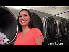  - Busty Hottie Gets Back at Her Boyfriend by Fucking Random Dude at a Laundry Mat