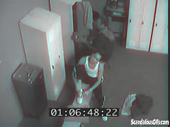  - Locker room fuck between fit slut and jock