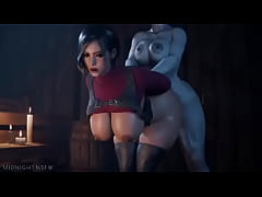 Ada Wong X Futa MR X - Resident Evil