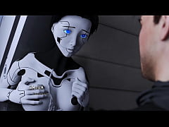  - Projekt Passion Hardcore Fingering and Big Cock Fucking Busty AI Sex Robot Girl with Huge Cumshot