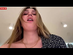  - Hot stepmom decided to help her stepson finish. - Your cock has grown !!!