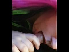  - Chubby nerd sucks my cock