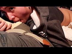  - Amputee Deepthroats his Pillow Sex Dolls Cock and Cums