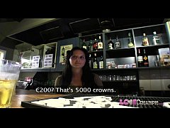  - Love Creampie Horny Barmaid gets internal cumshot on the bar table