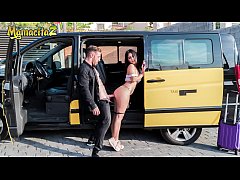  - MAMACITAZ - Spanish Babe Aisha Gets Fucked In Doggy By Taxi Driver Outdoor