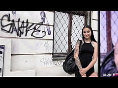  - GERMAN SCOUT - TALL TATTOOED TEEN SHARLOTTE PICKUP AND RAW FUCK AT STREET CASTING