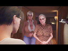  - Double granny with big tits love fresh meat