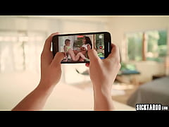  - Stud guy Tyler Cruise caught blonde teen lesbian Demi Hawks with ebony babe with perfect big tits Lily Starfire