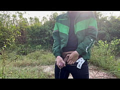  - Hard cock not allowed me to piss outdoor.