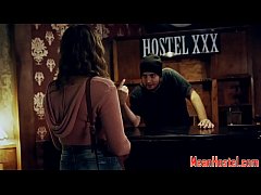  - Teen drilled hard at kinky hostel