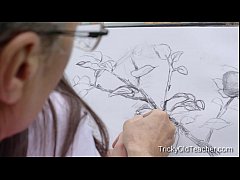  - Tricky Old Teacher - Innocent teen student fucks her perverted at teacher