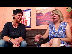  - Deutsche Ehefrau überredet die Putzfrau zu FFM Dreier mit Ehemann