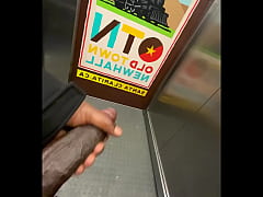  - Public Elevator Got Stuck So I Stroked My  Bbc (Solo Almost Caught)