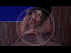  - WAL 18 - He cumshot from his huge 8-inch dick after she squirts on his hand