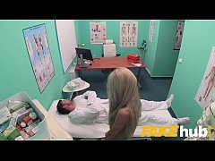  - Fake Hospital Sweet blonde Russian eats docs cum after doggystyle fucking