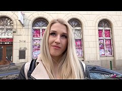  - GERMAN SCOUT - Blonde Diane ANAL gefickt bei echten Casting