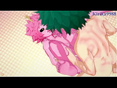  - Kyoka Jiro and Mina Ashido and Izuku Midoriya intense sex. - My Hero Academia Hentai