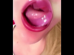  - Dollification Sissification Huge pink lips transformation fetish