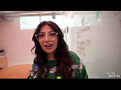  - Big Titty Latina Coworker FUCKS me at Office Christmas Party for ALL to Hear