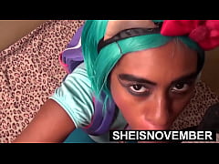  - Sheisnovember Caught Ditching Class And Must Get On Her Knees And Suck Stepdad Cock. Sexy Black Young Stepdaughter Sheisnovember Giving Oral Sex Fellatio To Keep Her Secrecy While Making Eye Contact Then Hardcore Riding By Msnovember