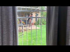  - I caught my neighbours fucking outside in the backyard