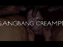  - GangbangCreampie - Blonde Sadie Summers Drenched in Cum in in Wild Gangbang Creampie Debut