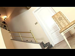  - Milf in fishnet stocking and high heels have sex on bed