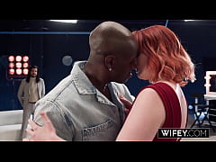  - WIFEY Married MILF Queen Mirage Takes A Huge BBC While Hubby Cheers On