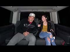  - Tight Asian Pussy Stretched and Jizzed in the Pick Up Van