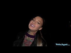  - Public Agent Sexy tattooed horny minx night time fuck and facial