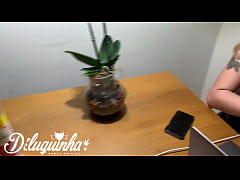  - She held my big penis all inside her pussy and came giving her ass