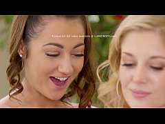  - Hot Friends Having Lesbian Sex For The First Time - Charlotte Stokely and Lily Adams