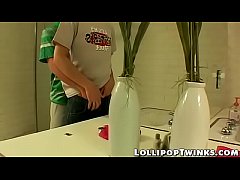  - Nipple pierced twink blown and banged by hung boyfriend