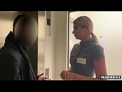  - Ukrainian Cleaning Lady Caught Stealing and Pounded Hard in the Toilet!!!