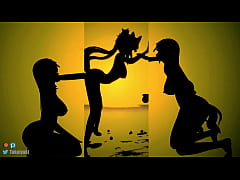  - Black Swan and Sparkle dominate in Cowgirl Position