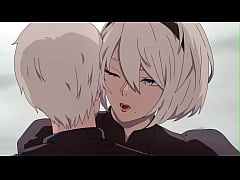  - Nier:Automata 2B gets hot sex | Hentai animation